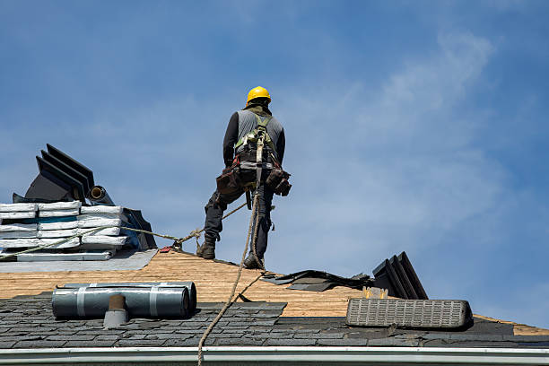 Professional Metal Roofing technician working in Utica, NY